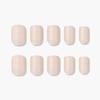 Reusable Nail Tips Peach Glitter (Regular Square)