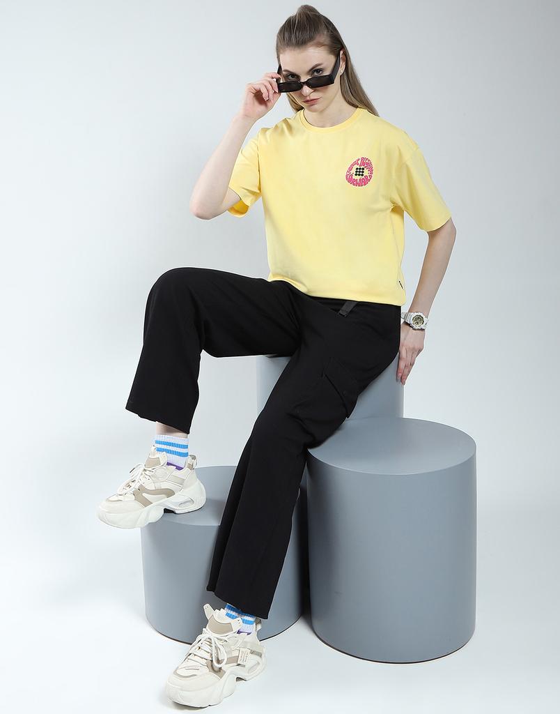 Rock It od House of Monte Carlo Dámský top s potiskem a kulatým výstřihem běžného střihu