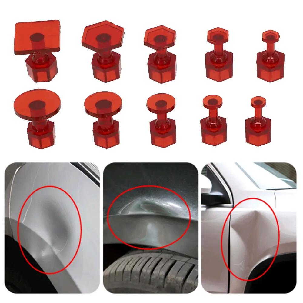 10pcs Glue Tabs Dent Removal Tools Pdr Car Dent Repair Car Removal Tool Auto Paintless Dent Repair Glue Tabs for Car Body