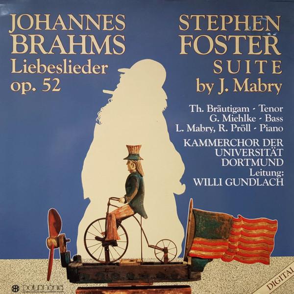 

LP Record JOHANNES BRAHMS, JAMES MABRY, WILLI - Liebeslieder Waltzes Op. 52 , Steph 807356938 Polyphonia 1988 Germany Classical Used