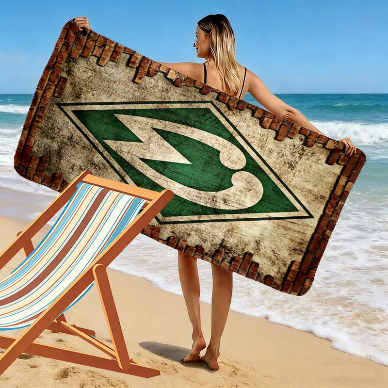 SV Werder Bremen3 Print Beach Towel, Large Soft Quick Dry Towel for Beach Camping Swimming