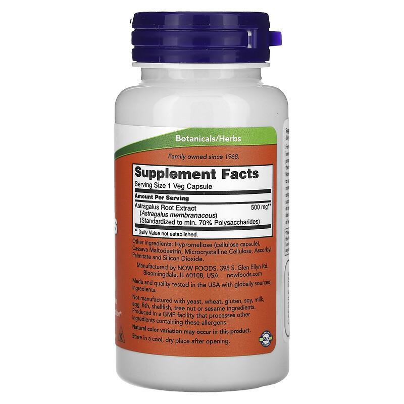 Astragalus Extract, 500 mg, 90 Veg Capsules