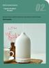Ceramic Ultrasonic Aroma Diffuser & Humidifier with 160ml Capacity and Atmosphere Light