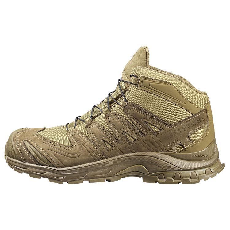 

Salomon Xa Forces Mid Fabric Leather Non-Slip Wear-Resistant High-Top Outdoor Functional Shoes Unisex Shoes Desert-Yellow 409782 44
