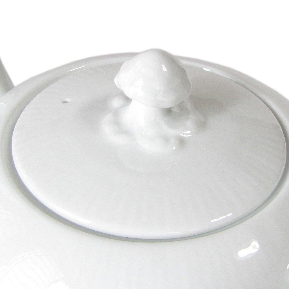 Royal Copenhagen White Fluted Teapot, 1000ml, 2408141 (Product Code: 1017387)