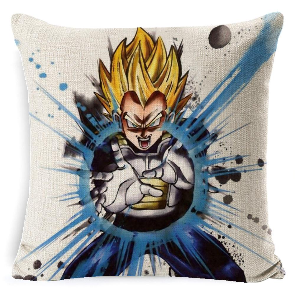 Kreslená Animace Dragon Ball Povlak na Polštář Lněný Super Měkký Polštář Domov Dragon Ball Anime Polštář