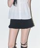 ILLIGO Frill Low Button Shorts Black