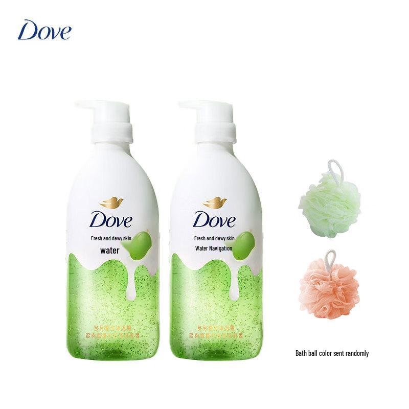 DOVE Refreshing Green Grape & Soy Milk Shower Gel (2 X 620g)