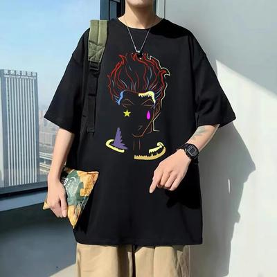Anime Hunter X Hunter Hisoka Printed T Shirt Streetwear Unisex Fashion Harajuku Tshirt Short Sleeve Unisex Women Unisexga Casual T-shirts