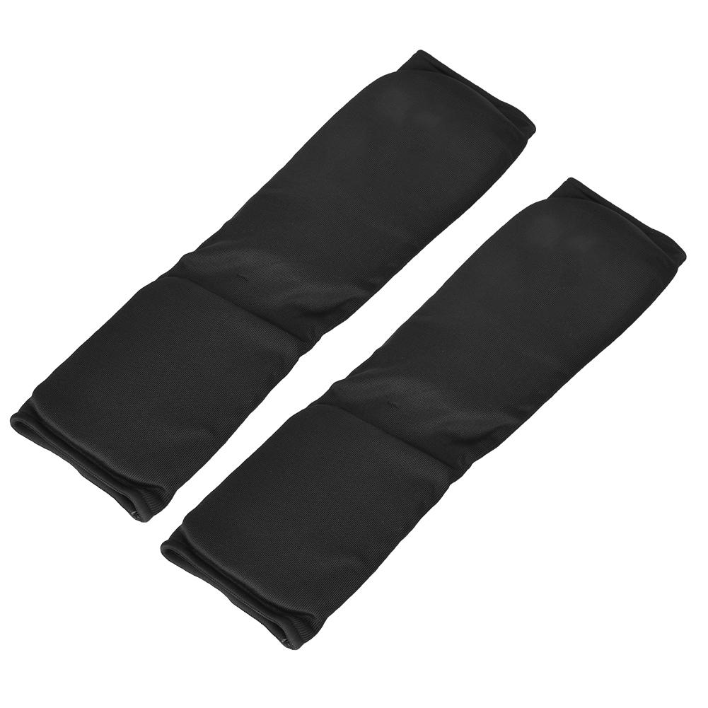 2 Stück Verdickter Sport Beinschutz Beinschutz Schienbeinschoner Schutzausrüstung für Karate Muay Thai Sandablack M