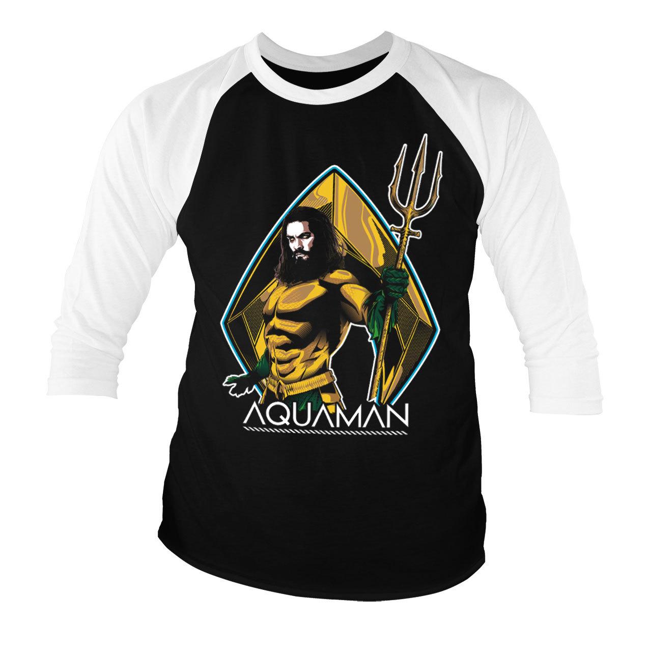 Maglietta A Maniche 34 Di Aquaman Ufficialmente Licenziata Taglie S-XXL S