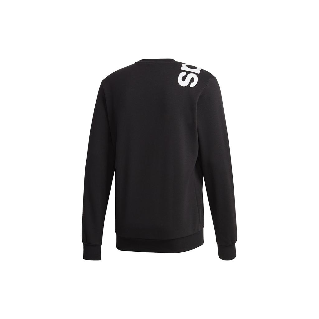 adidas Casual Sport Crew Neck Pullover Knitted Sweatshirt Men Tops Black GD5938