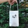 Portable Tote Bag Water Cup Bottle Holder Coffee Milk Tea Canvas Bag Eco Mini Storage Small Umbrella Handbag Red Wine Bag
