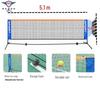 Rensu Portable Height-Adjustable Tennis Net System