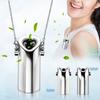 White/Sliver Portable Air Purifier USB Wearable Necklace Negative Ionizer Anion Personal Air Purifier Cleaner Air Freshener