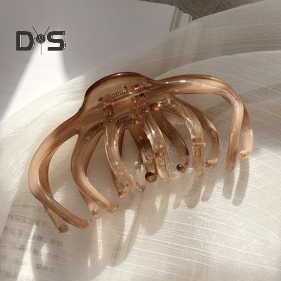 3/4Pcs Hair Claw Octopus Design Anti-slip Teeth Strong Grip Hair Clip Back Head Bath Hair Barrette Hair Accessory