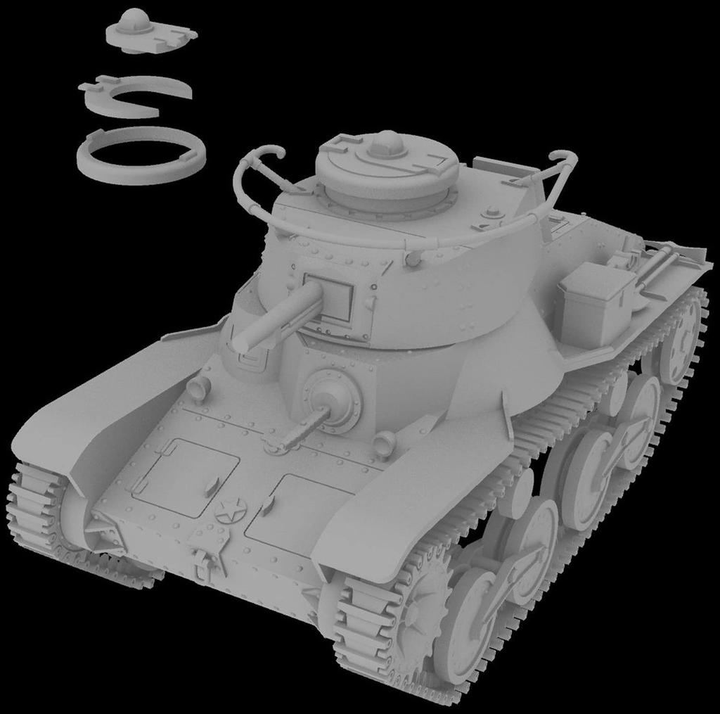 IBG 1/72 Scale Japanese Army Type 4 Kenu Light Tank with 57mm Gun, Plastic Model Kit PB72091