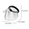 Clear Rainproof Face Shield Wide Brim with Elastic Headband Double-layer Rainproof Hat Brim for Daily Commuting Leisure Cycling