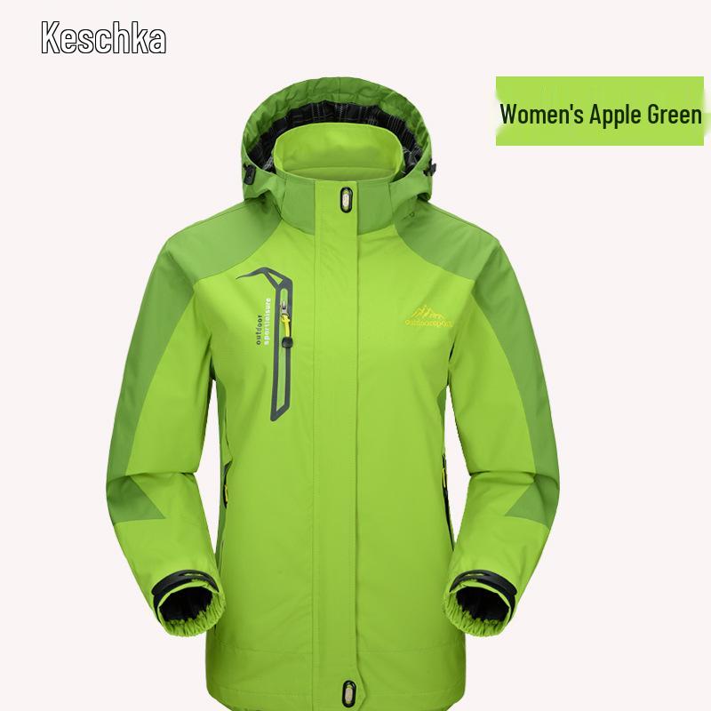 Unisex Outdoor Windproof Jacket - Single Layer, Lightweight, Waterproof Sportswear for Couples