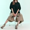 Maxza Pintuck Flare Banding Wide Culotte Pants Zc08ql400on