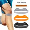 Silicone Knee Brace and Jump Rope Set for Outdoor Sports - Shock Absorption and Compression Support with Elastic Fixation and Patella Protector.
