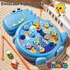 Dinosaur Fishing Game Toy Interactive Activity For Kids,Develops Hand Eye Coordination,Fine Motor Skills,Fun Educational STEM Learning Toy