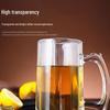 YOLCO Large Capacity Glass Beer Mugs with Handle
