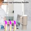 LED Light-Up Cup Handle for 30oz/40oz Rechargeable Waterproof Glow Grip with 6 Color Modes & 7H Runtime Night Light Cup Accessory