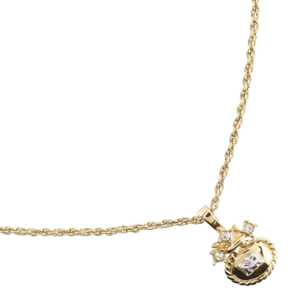 NINA RICCI NR Necklace Plated Gold 7.4g Women Used