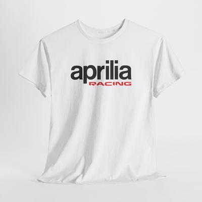 Aprilia Racing T-Shirt Mens Womens Tees Top – Unisex Motorcycle Cotton Tee for Men Women or Bikers