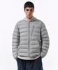 [City Leisure] Round Neck Light Down Jacket [Light Grey]