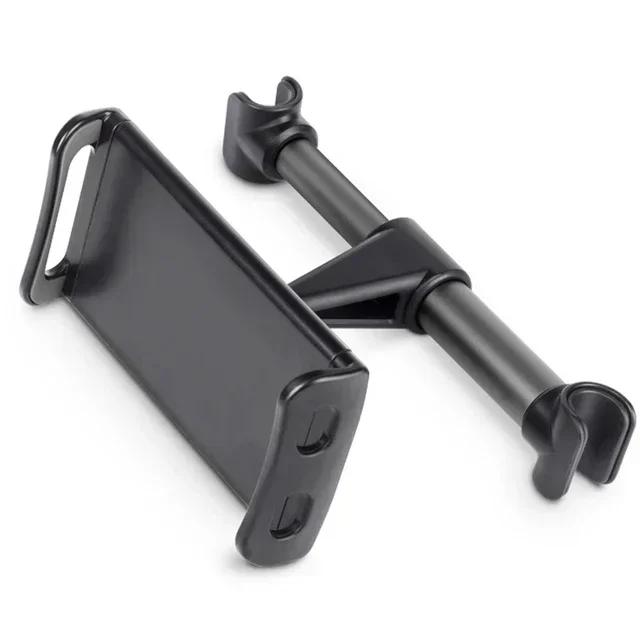 Telescopic Car Rear Pillow Phone Holder Tablet Rotating Holder Car Back Seat Stand Headrest Bracket Universal Holder Accessories