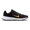 Nike Revolution 6 GS Černá Metalická Zlatá Dětské Tenisky Bílé DD1096-002