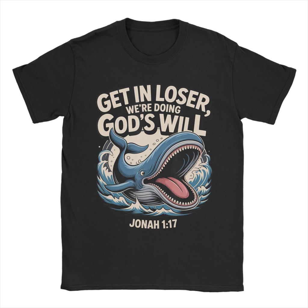 Komm rein Verlierer Wir tun Gottes Willen Lustiges Christliches Bibel T-Shirt Sommer Baumwoll-T-Shirts Für Unisex Harajuku T-Shirt Kurze Ärmel
