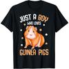 Just a Boy Who Loves Guinea Pigs Kids Boys Guinea Pig T-Shirt