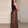 Elegant Shinny Sequin Long Pants Women Fashion High Waist Draped Loose Trousers Spring Autumn Casual Wide Leg Solid Color Party Pant