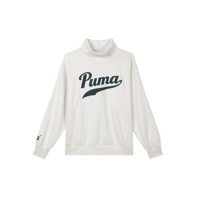 Sports Lifestyle Series Letter Casual Stand Collar Long Sleeve Sweatshirt Women Sweatshirt White 534387-05