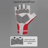 Half Finger Cycling Gloves Mounting Bike No-Slip Shock Absorbent Palms Grip Wicking Lightweight Nylon Compression Gloves
