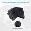 Center Console Power Outlet Socket Plug Compatible with 2011-2015 Ford Explorer 2010-2014 Ford F-150 2011-2016 Ford F-250 F-350 F-450 Super Duty