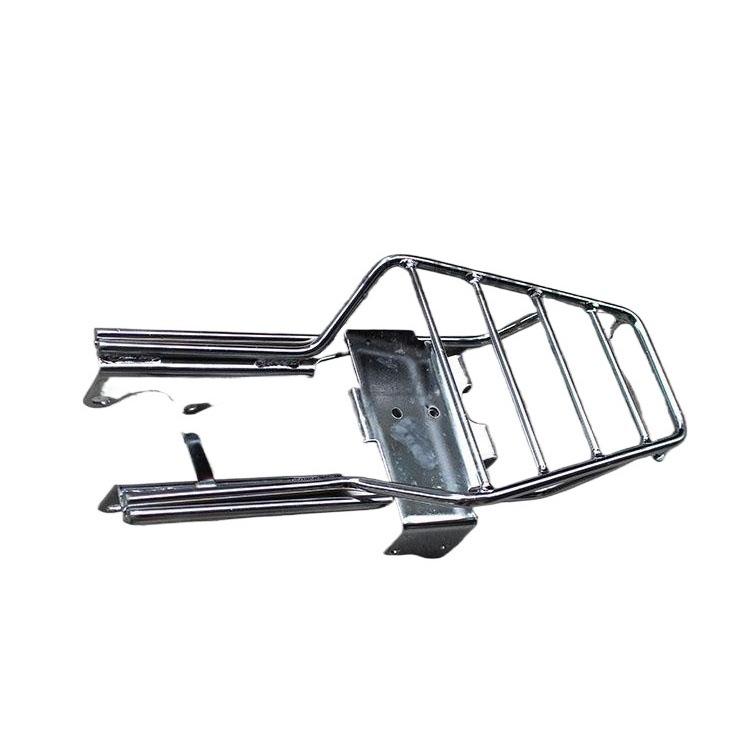 Golden Monkey Gorilla Motorcycle Rear Luggage Rack - Electroplated Tail Accessory