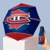 Montreal Canadiens Printed 5?Fold Mini Umbrella 8?Rib Windproof Compact Umbrella For Women Pocket Carry