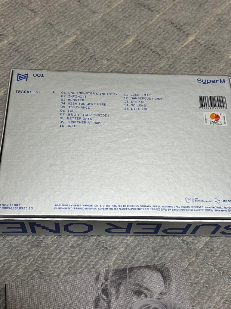 [GEBRAUCHT] SuperM Das 1. Album "SUPER ONE" mit Sammelkarte