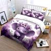 Adorable Elephant-Themed Gift Set Exquisite Three-Piece Bedding Set Gift For Kids And Adults