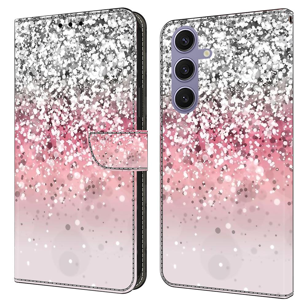 

Для Samsung Galaxy S25 Чехол Магнитная застежка 3D узор Кожаный кошелек Чехол для телефона Gradient