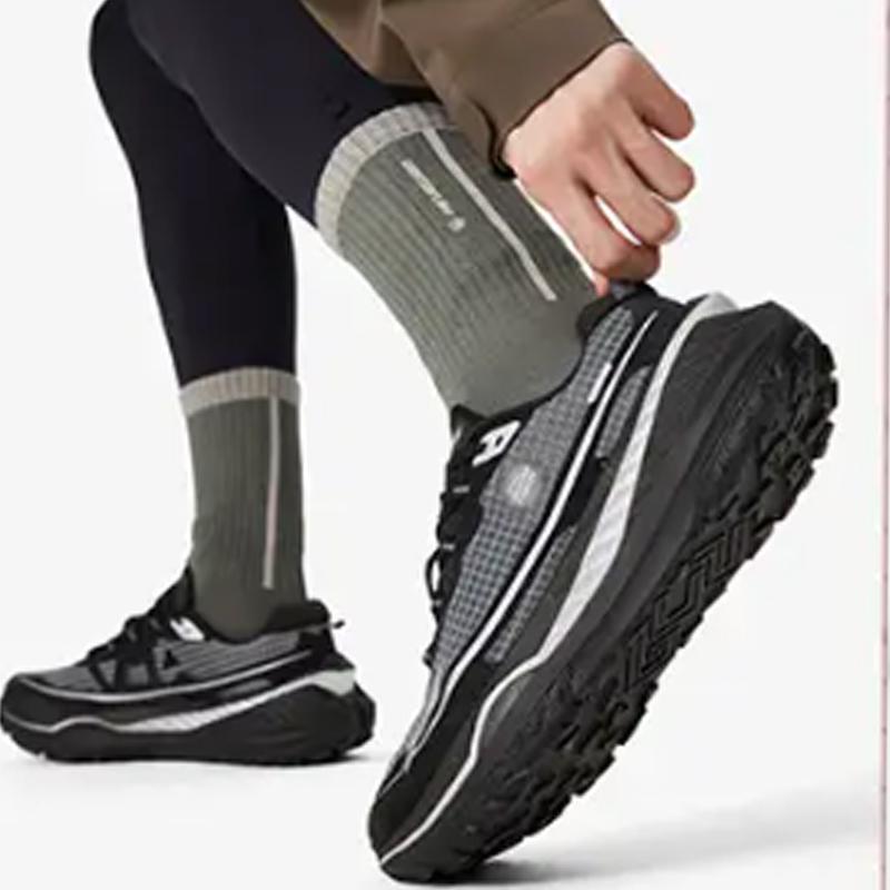 New LiNing Di Lu V2 Cushioning Anti Slip And Wear Resistant Rebound Low Top Trail Running Shoes Men's Black ARNU009-5