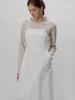 Deomiteun Eyelet Strap One-Piece (White)