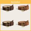 Womens Fashion Belt With Vintage Handcrafted Rope And Pin Buckle For Casual And Office Wear