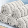 3PCS Machine Washable Flat Mop Replacement Cloth Dry and Wet Use High Absorption Dual-Use Mop Head Soft Lint-Free