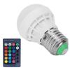 RGB+W Light Bulb 3W E27 Remote Control Color Changing Lamp Home Decoration 85265V