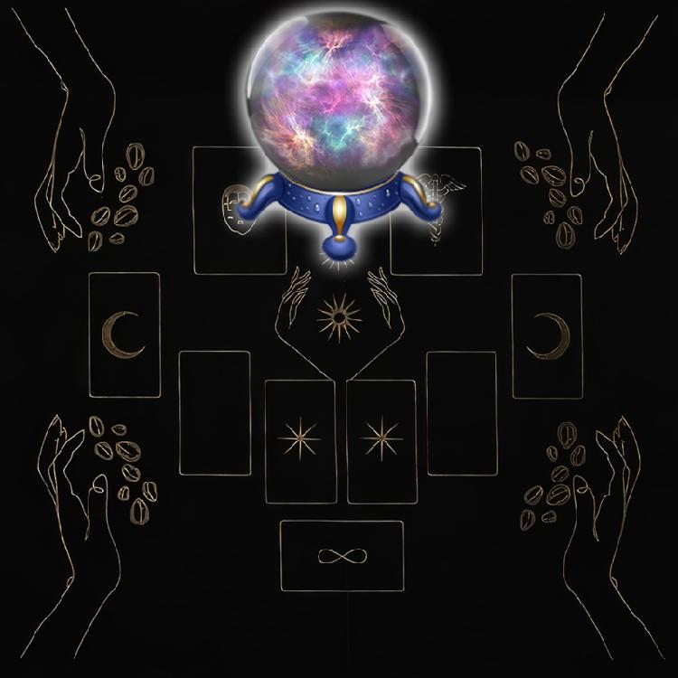 Square Table Cloth Tarot Altar Cloth Board Game Pad Astrological Oracles Pad Table Cover Card Mat Divinations Tablecloth